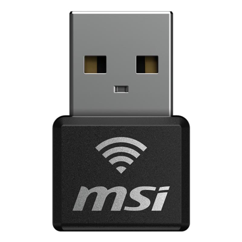 Nano adaptador wifi6 usb msi guax18n ax1800