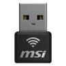 Nano adaptador wifi6 usb msi guax18n ax1800