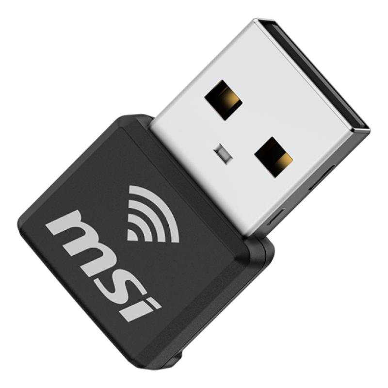Nano adaptador wifi6 usb msi guax18n ax1800