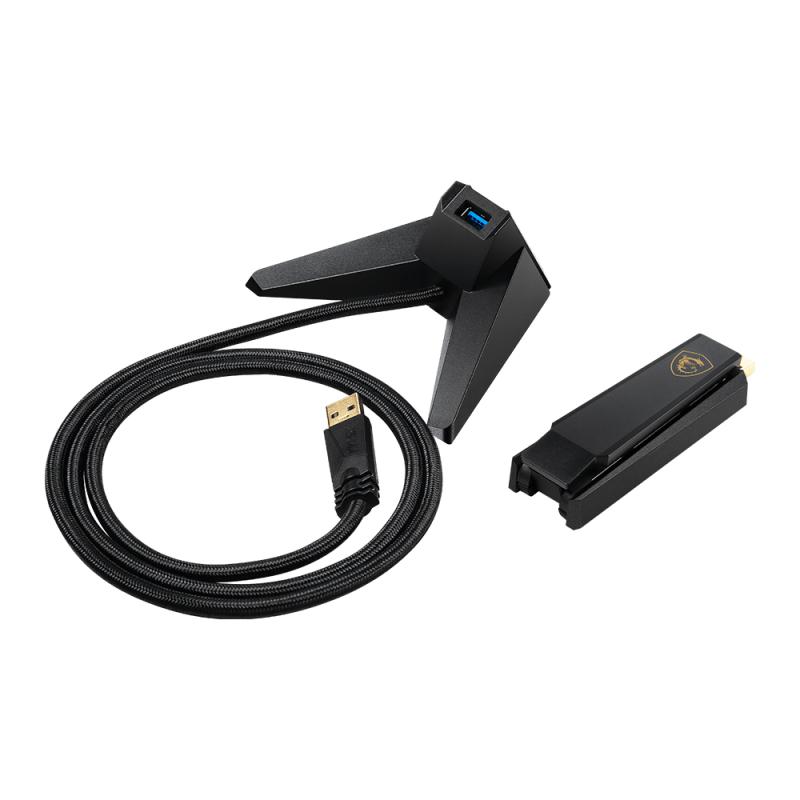 Adaptador wifi6e usb msi guaxe54 axe5400