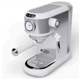 Cafetera expreso san ignacio acero inoxidable  20bar - vaporizador de leche - bomba italiana - calienta tazas superior - - Image