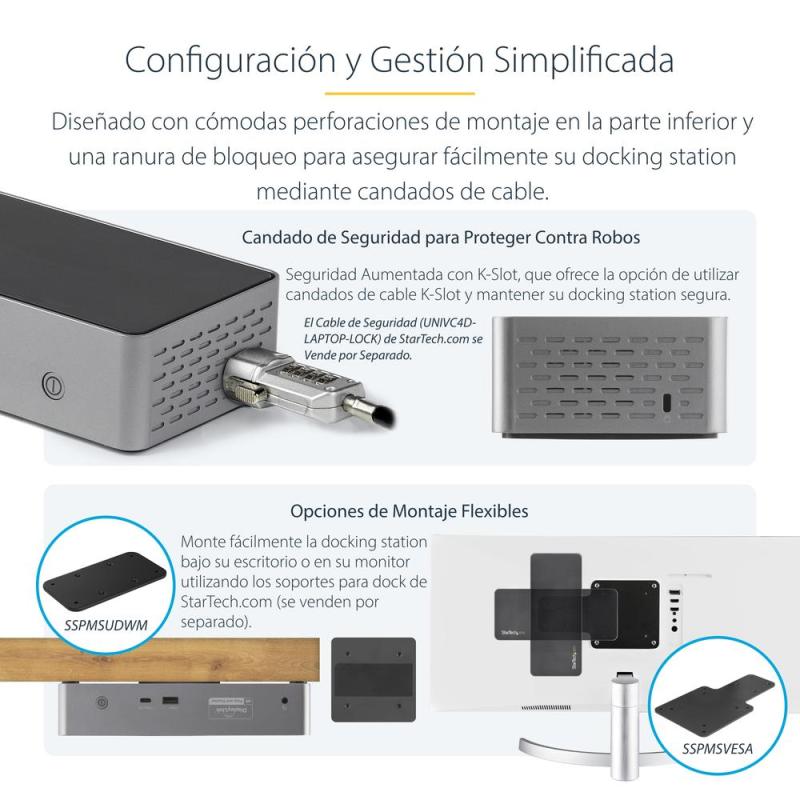 Docking station startech 15 en 1
