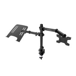 Soporte monitor hasta 32 pulgadas y portatil hasta 17 pulgadas coolbox abrazadera articulado