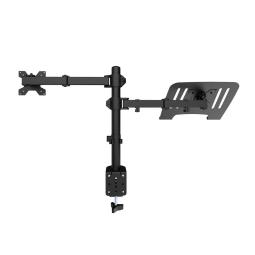 Soporte monitor hasta 32 pulgadas y portatil hasta 17 pulgadas coolbox abrazadera articulado