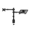 Soporte monitor hasta 32 pulgadas y portatil hasta 17 pulgadas coolbox abrazadera articulado