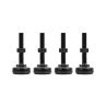 Pie lanberg m10 para armario rack 4 unidades