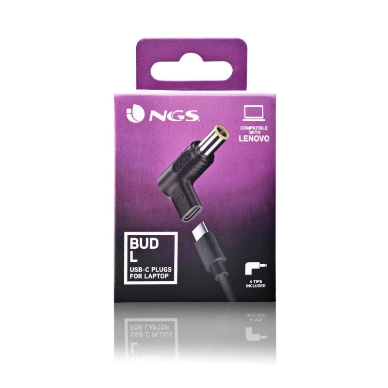 Clavija usb tipo c ngs bud - l para portatiles lenovo 4 unidades