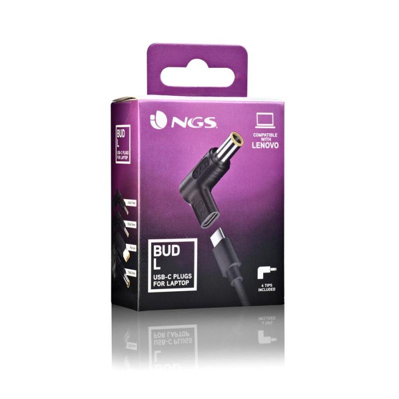 Clavija usb tipo c ngs bud - l para portatiles lenovo 4 unidades