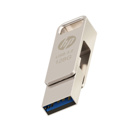 Memoria usb 3.2 - usb tipo c hp x206c otc 128gb metal