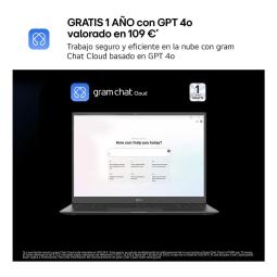 Portatil lg gram 14zd90t - g intel core ultra 7 255h 16gb ssd1tb freedos 14 pulgadas