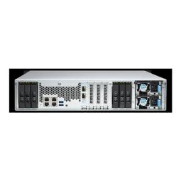 Servidor nas qnap ts - h1886xu - rp r2 18 bahias 2u rack 32gb gigabit ethernet