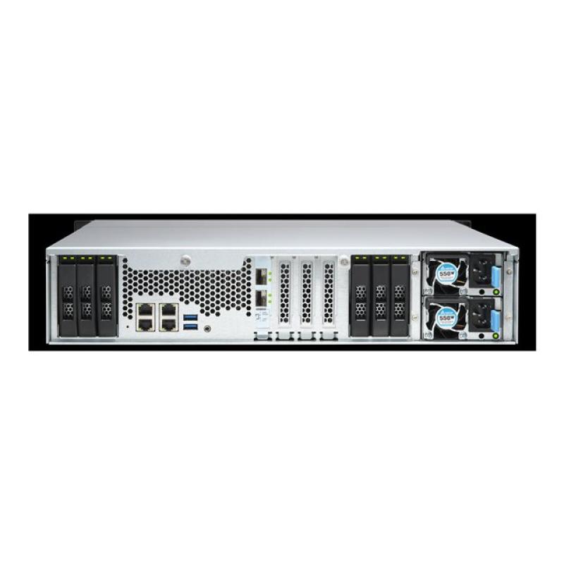 Servidor nas qnap ts - h1886xu - rp r2 18 bahias 2u rack 32gb gigabit ethernet