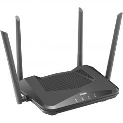 Router wifi d - link dir - x1560 4 puertos lan 1 puero wan ax1500 dual band 4 antenas - Imagen 1