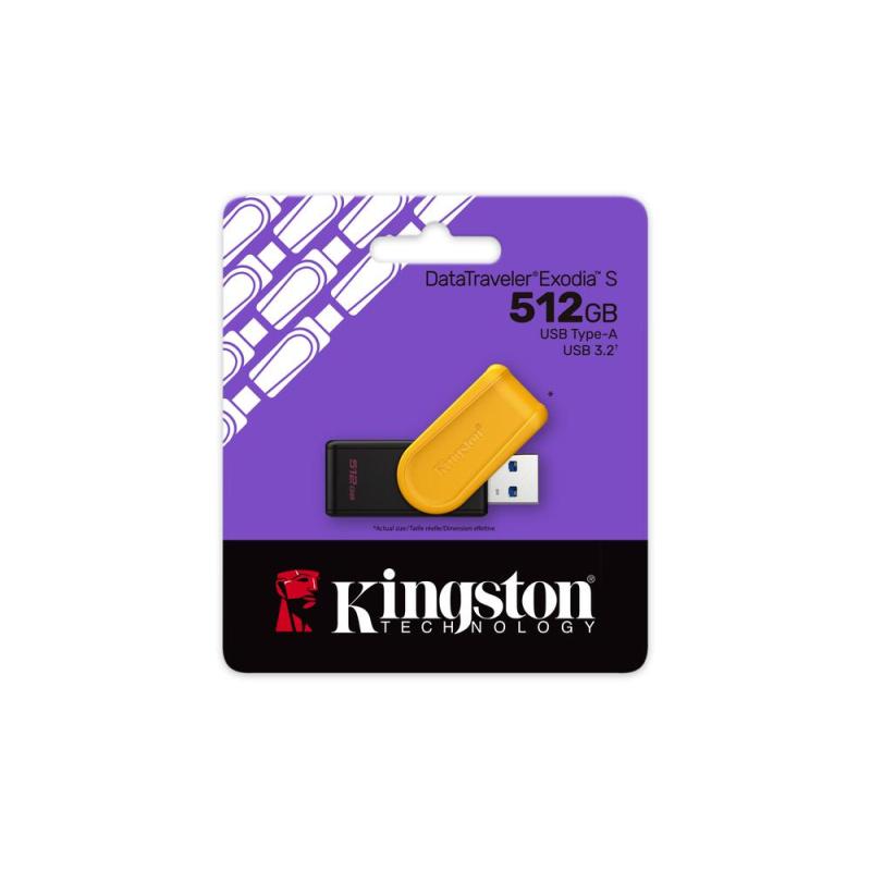 Memoria usb 3.2 kingston 512 gb datatraveler exodia s