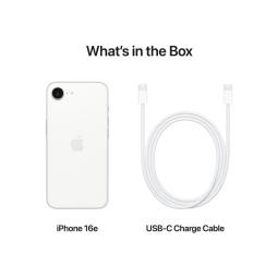 Movil apple iphone 16e 256gb white
