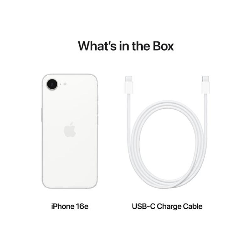 Movil apple iphone 16e 256gb white