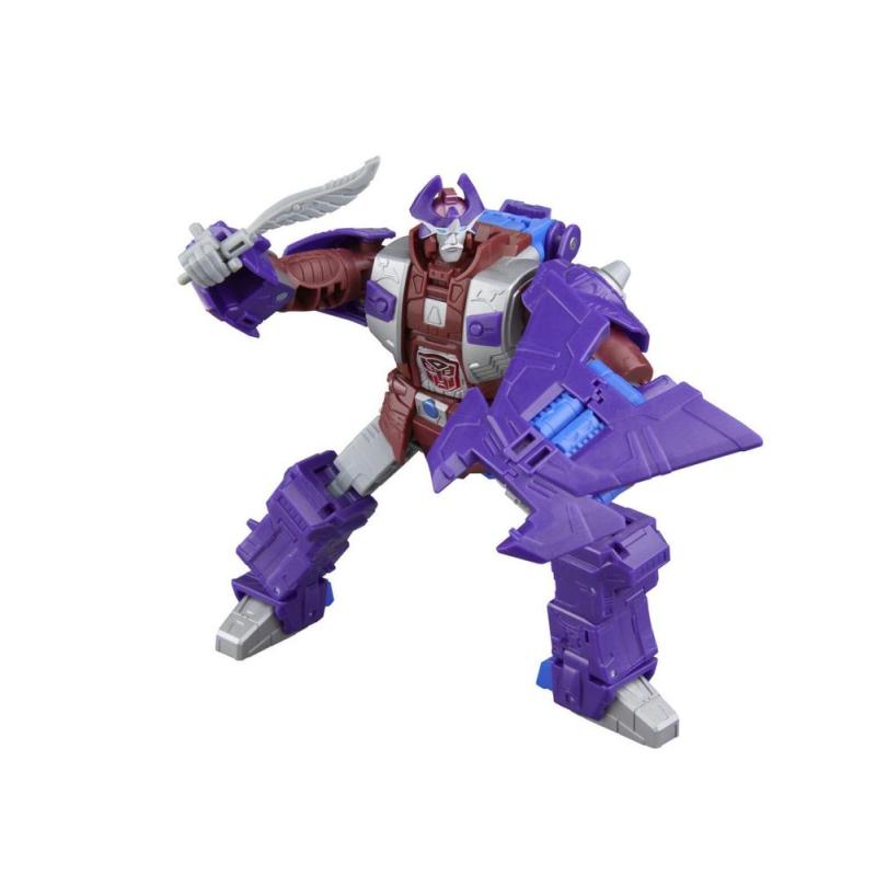 Figura hasbro transformers age of the primes deluxe class alpha trion 17.5cm