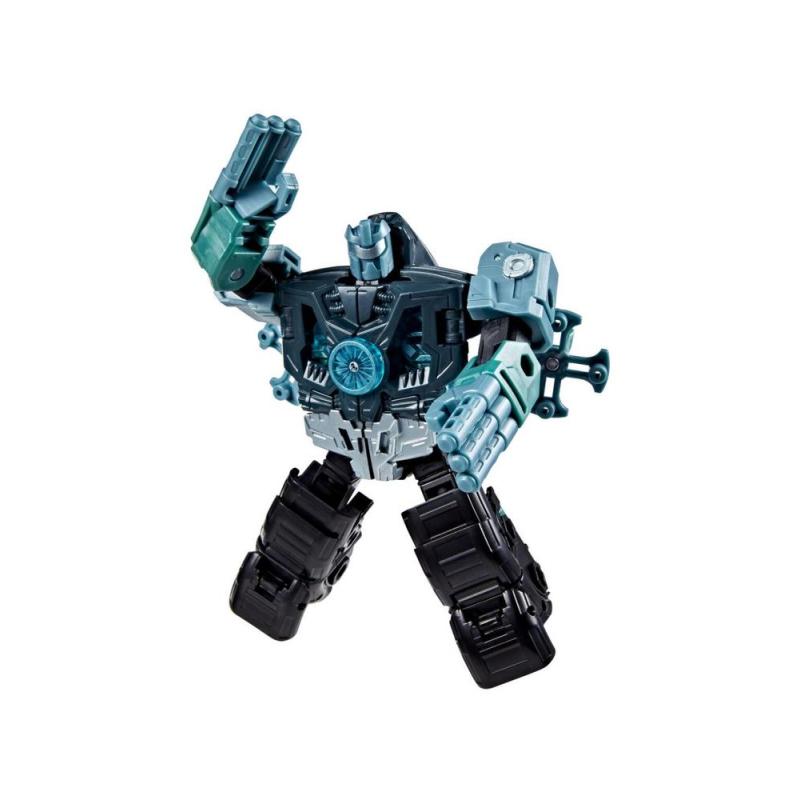 Figura hasbro transformers age of the primes deluxe class micronus prime 14cm
