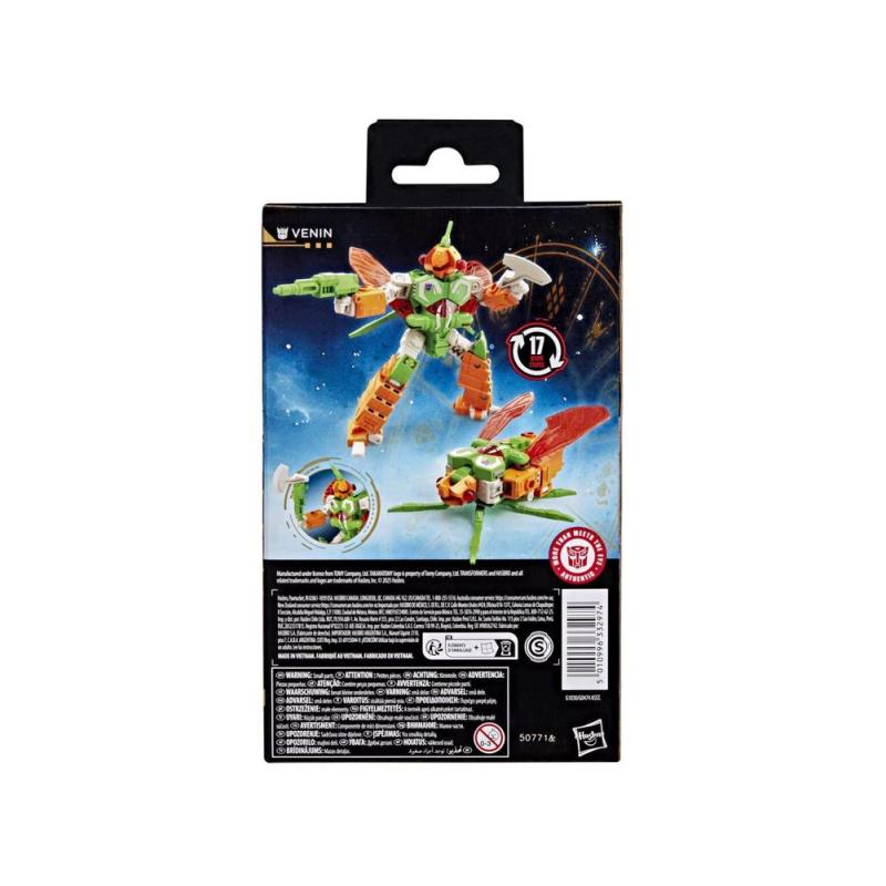 Figura hasbro transformers age of the primes deluxe class venim 14cm