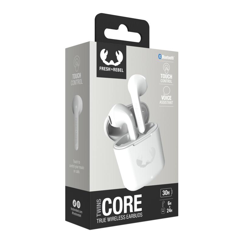Auriculares fresh'n rebel twins core inalambrico ice grey