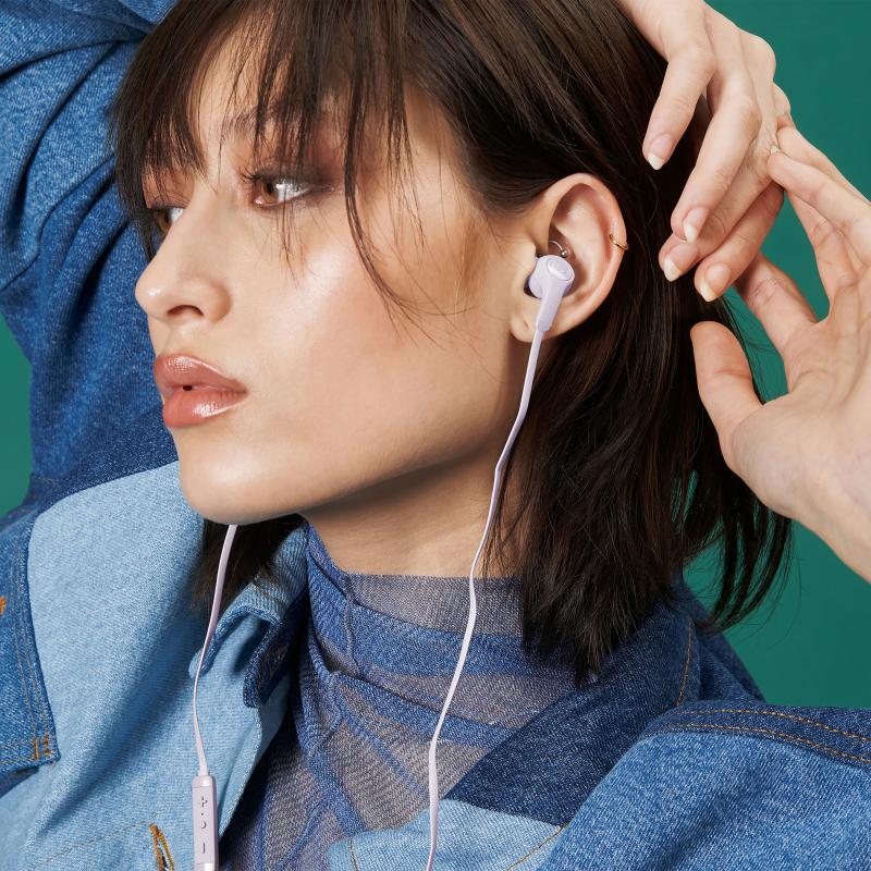 Auriculares fresh'n rebel flow dreamy lilac