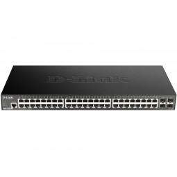 Switch d - link 52 puertos gestionable 48 gigabit ethernet 10 - 100 - 1000 4 sfp l3 lite - Imagen 1
