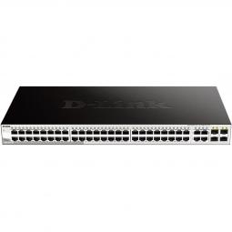 Switch d - link 52 puertos gestionable 48 gigabit ethernet 10 - 100 - 100 4 sfp layer2 smartiii - Imagen 1