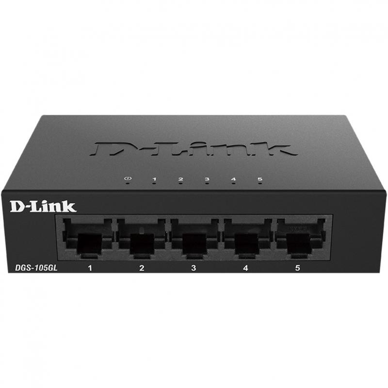 Switch d - link 5 puertos gigabyte plug & play metal - Imagen 1