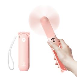 Ventilador portatil jisulife life 8 plus rosa