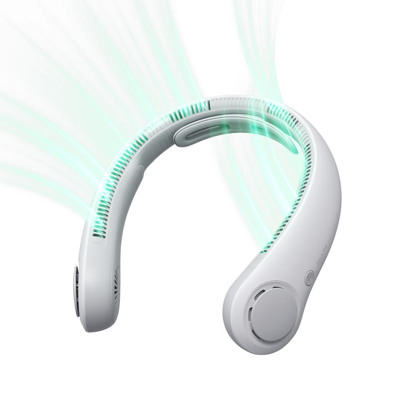 Ventilador de cuello jisulife life 4 gris