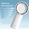 Ventilador portatil jisulife life 5 plus blanco