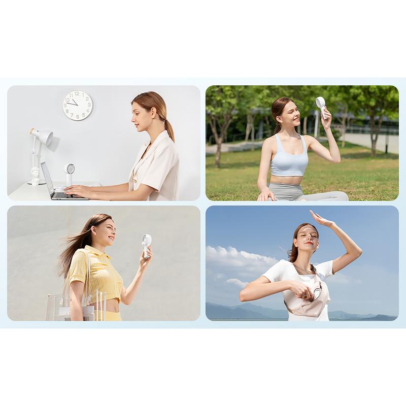 Ventilador portatil jisulife life 5 plus blanco