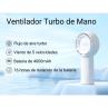 Ventilador portatil jisulife life 5 plus blanco