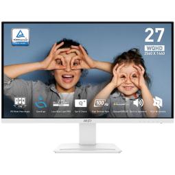 Monitor led 27 pulgadas msi mp273qw e2 wqhd 2xhdmi dp mm blanco