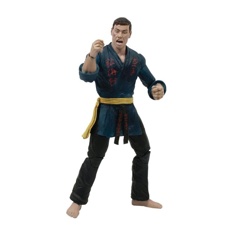 Figura diamond select toys jean - claude van damme blue gi version deluxe action 18cm jcvd