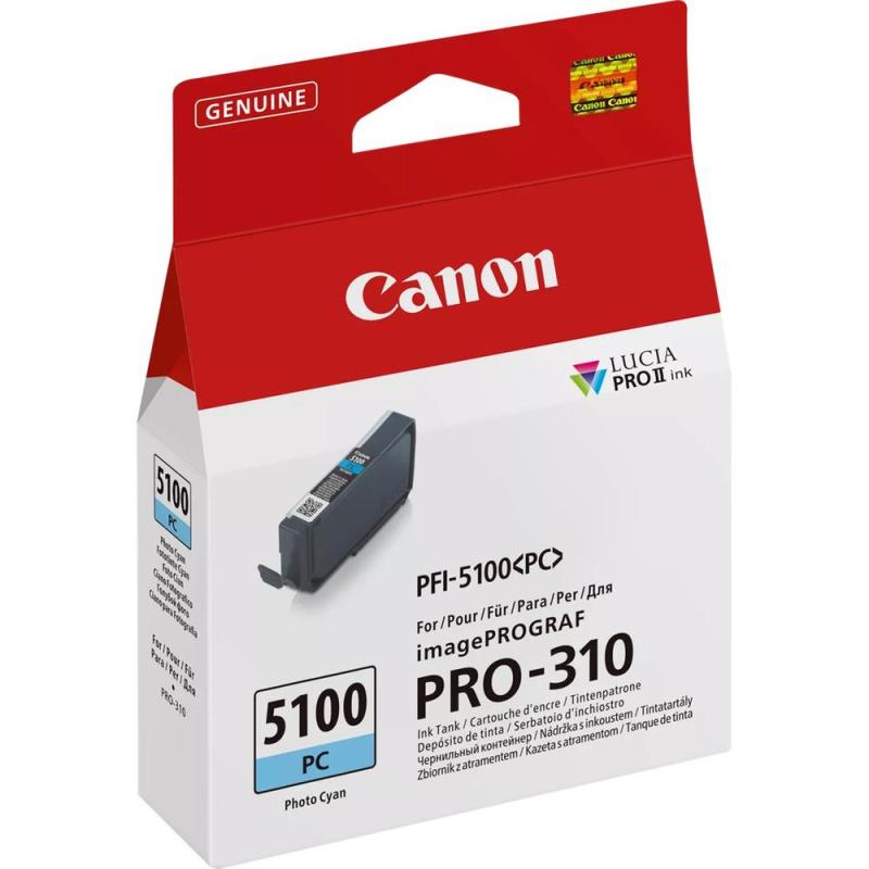 Cartucho tinta canon pfi - 5100pc cian photo