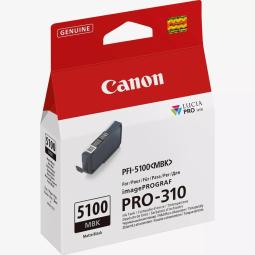 Cartucho tinta canon pfi - 5100mbk negro mate