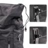 Mochila unisex ewent trendy roll para portatil 17.3 pulgadas negra