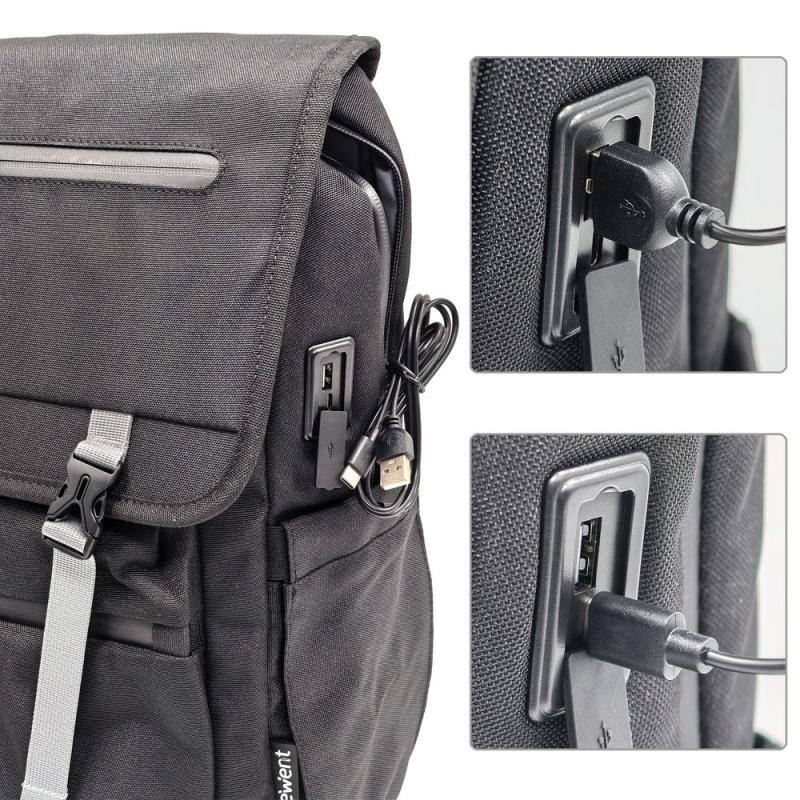 Mochila unisex ewent vintage para portatil 16.1 pulgadas negra