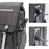 Mochila unisex ewent vintage para portatil 16.1 pulgadas negra