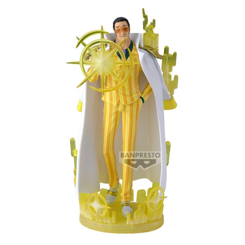 Figura banpresto one piece the shukko logia borsalino special edition