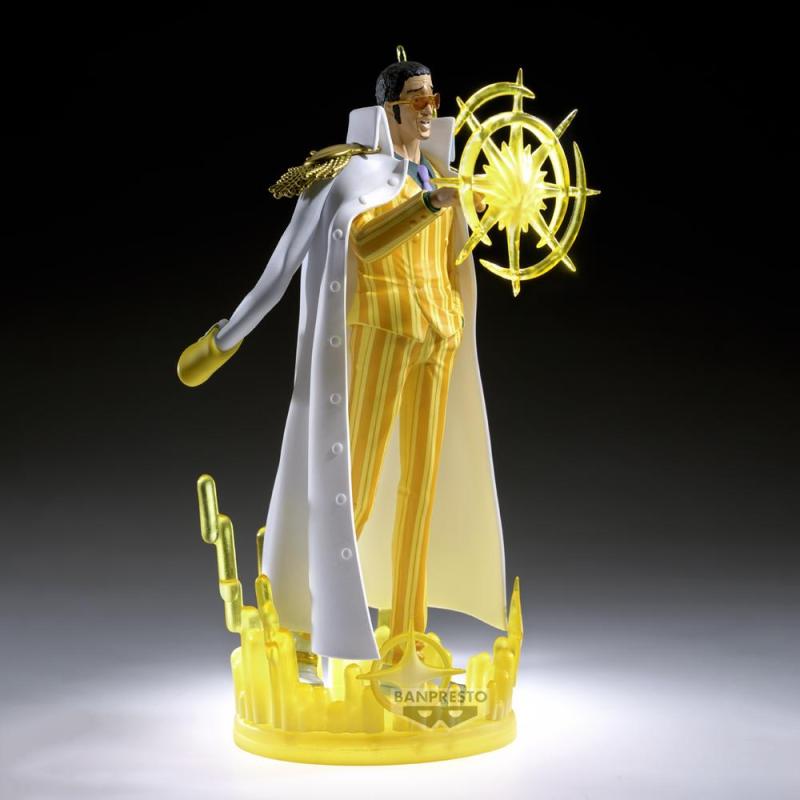 Figura banpresto one piece the shukko logia borsalino special edition