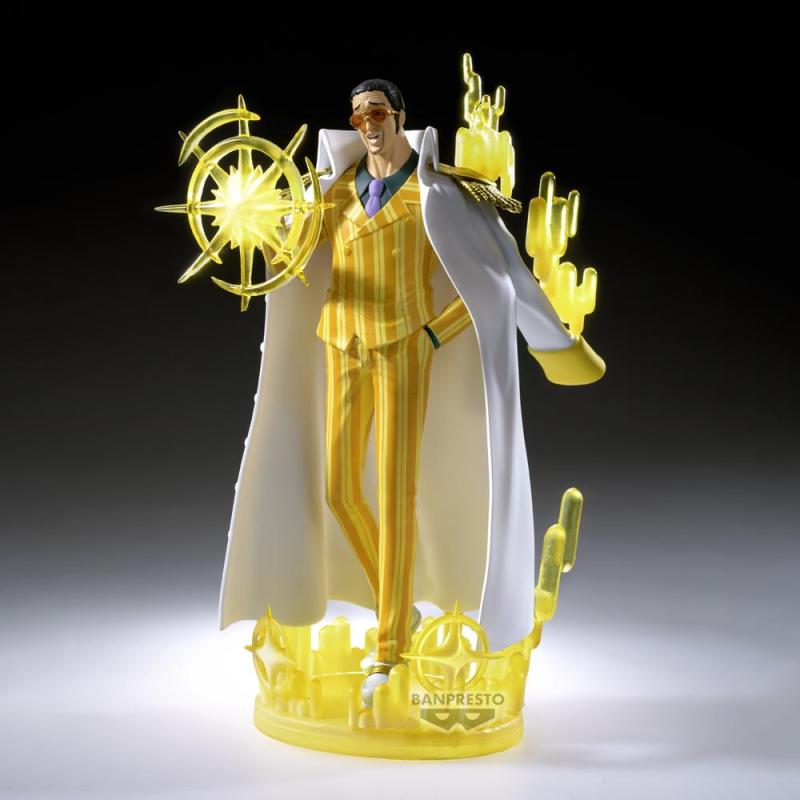 Figura banpresto one piece the shukko logia borsalino special edition