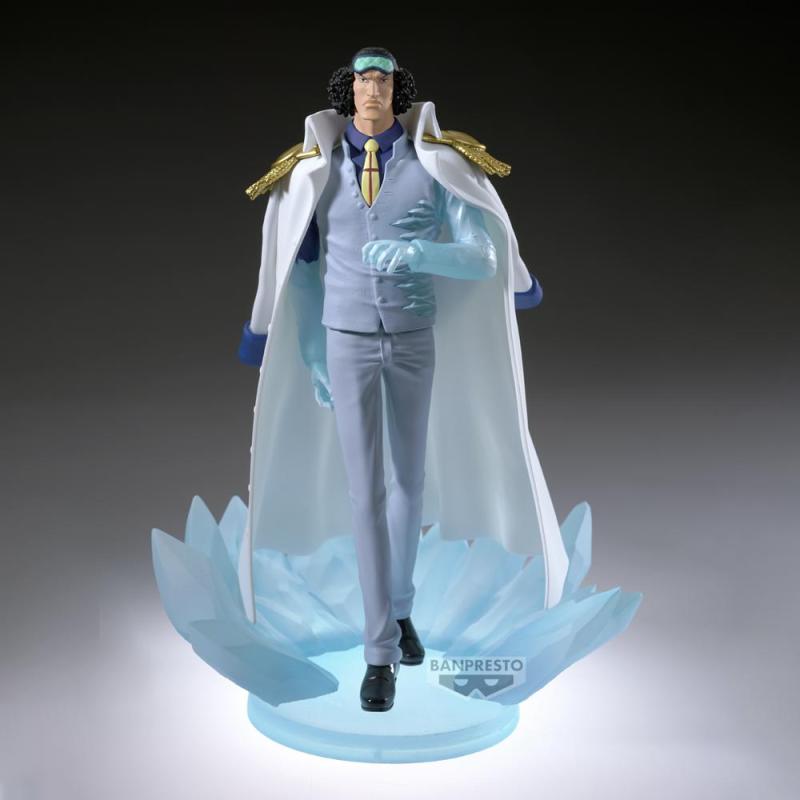 Figura banpresto one piece the shukko logia kuzan special edition