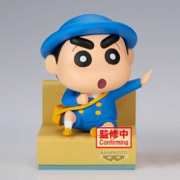 Figura banpresto crayon shinchan nakayoshi memories let's go to kindergartnen with masao - kun a: shinnosuke