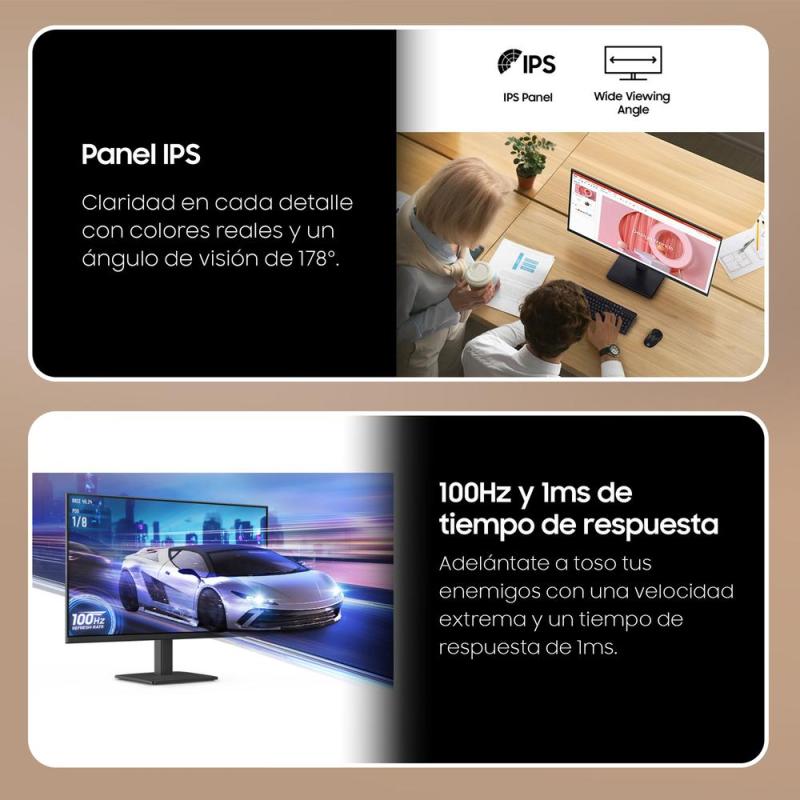Monitor curvo essential monitor s3 32 pulgadas fhd 100hz