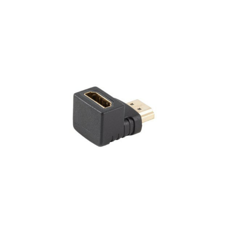 Adaptador hdmi 4k lanberg macho - hembra angulo abajo
