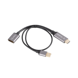 Adaptador 4k hdmi - usb tipo a a displayport lanberg 20cm - macho - hembra