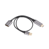 Adaptador 4k hdmi - usb tipo a a displayport lanberg 20cm - macho - hembra