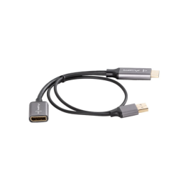 Adaptador 4k hdmi - usb tipo a a displayport lanberg 20cm - macho - hembra
